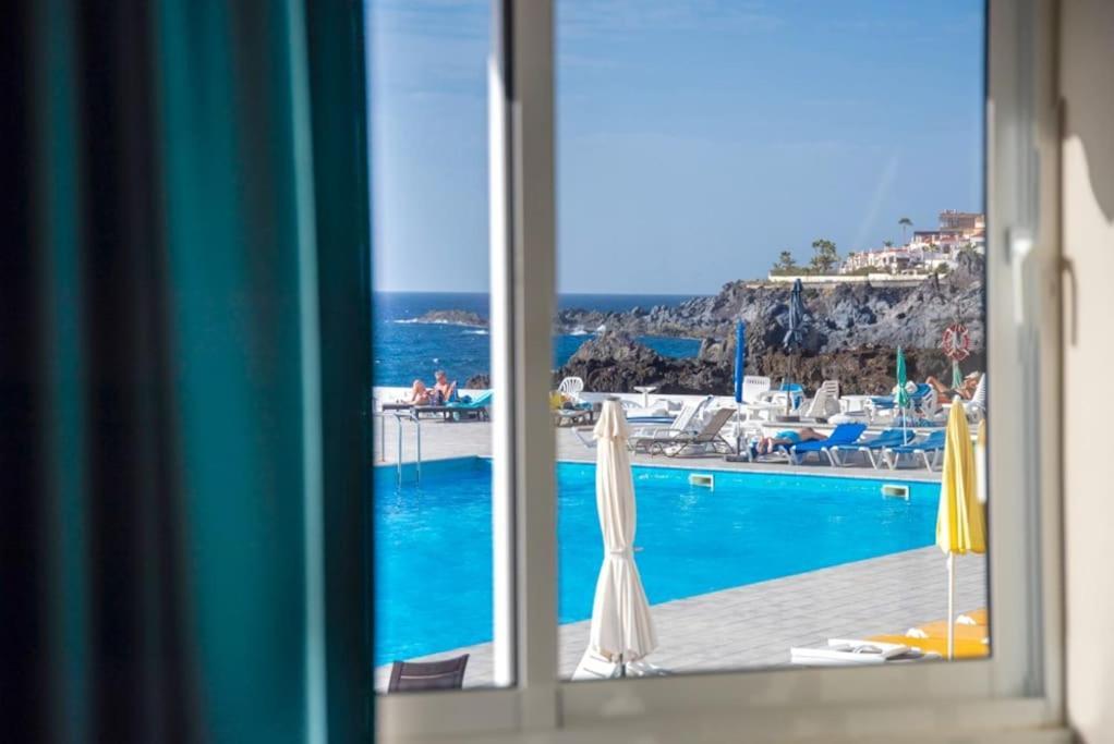 First Line Ocean View Studio Puerto de Santiago  Exteriör bild