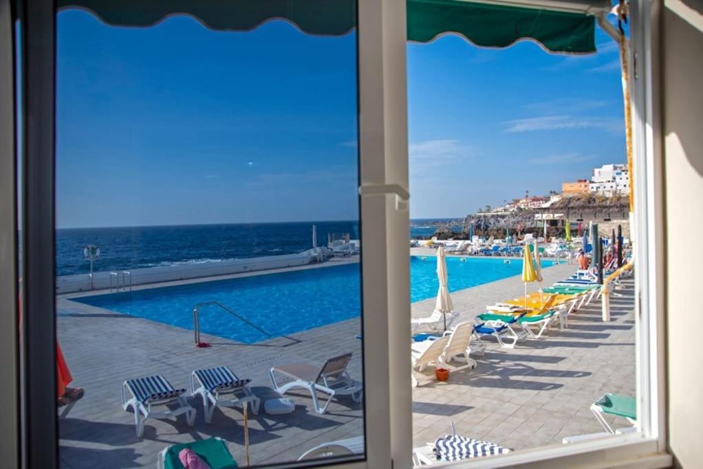 First Line Ocean View Studio Puerto de Santiago  Exteriör bild